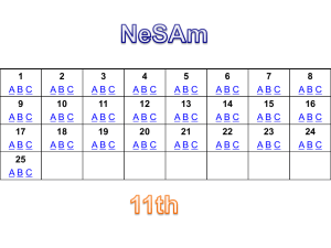 NeSAm 11 - northerntierdataretreat