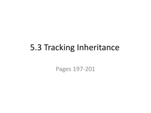 5.3 Tracking Inheritance - Hutchison