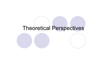 Theoretical Perspectives - Grayslake North High School