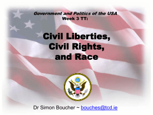 Civil rights - uspoliticstcd