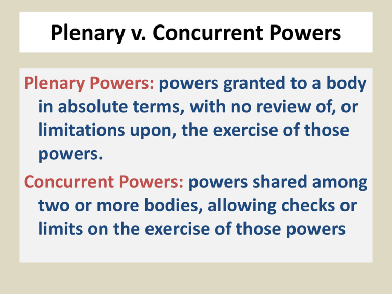 Foreign Affairs And War Powers