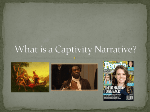 What is a Captivity Narrative?