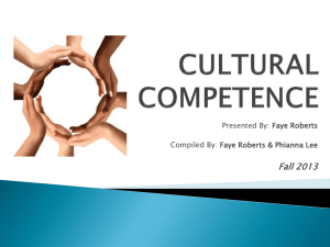 cultural competence - Community Integration Network