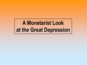 Scenes and Themes of the the Great Depression