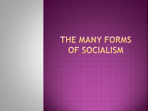Democratic (Moderate) Socialism