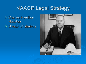 NAACP Legal Strategy - Deerfield High School