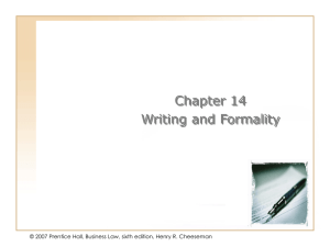 Chapter 014 - Writing & E