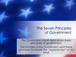 The Seven Principles of Government