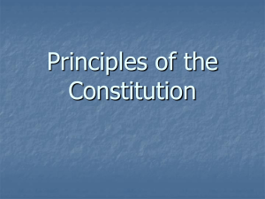 Principles of the Constitution - Galena Park Independent School