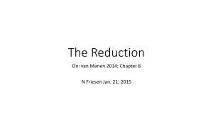 Reduction - UBC Blogs