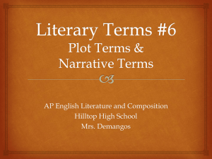 Literary Terms #6 - AP English Literature and Composition