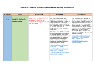 Graduate Standard 3