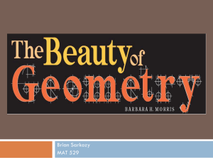 Beauty of Geometry PP - Mathematical Sciences :: CCSU