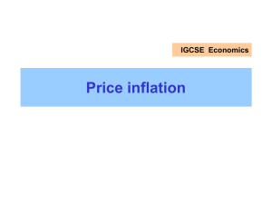 IGCSE Inflation - Oldfield Economics