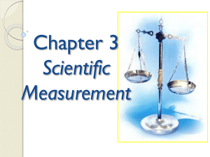 Chapter 3 Scientific Measurement10