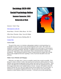 Social Psychology Online