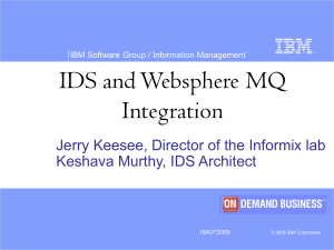 IDS MQ Functions