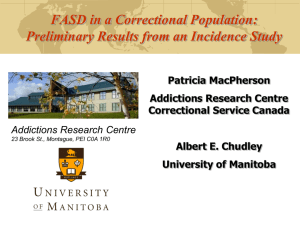 Fetal Alcohol Spectrum Disorder in a correctional population