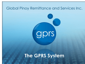 GPRS presentation - Business Gate Way Online