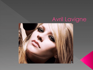 Avril Lavigne - lycee jean moulin english website