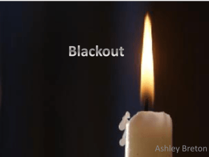 Bridge 1 Project – Blackout