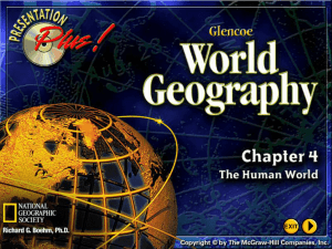 Chapter 4: World Population - Educational Service Unit #9