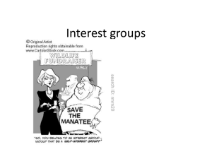 Interest groups
