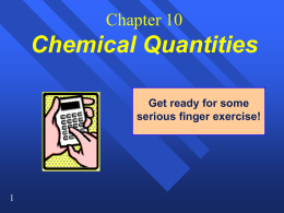 Chemistry chapter 10 chemical quantities study guide answers