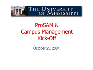 Presentation - University of Mississippi