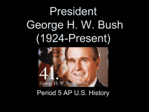 George “Daddy” HW Bush