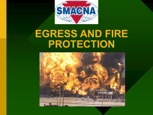 OSHA - EGRESS AND FIRE PROTECTION