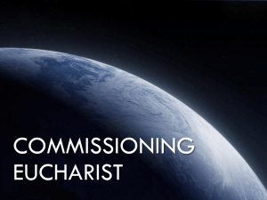 Commissioning Eucharist