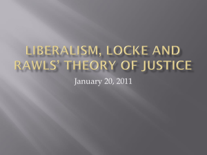 Rawls* Theory of Justice
