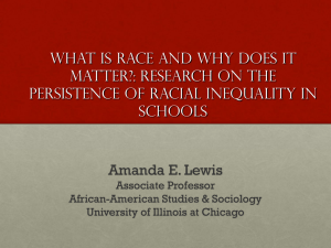 Amanda Lewis Presentation from Race Equity Conference 6-15