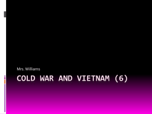 Cold War and Vietnam (6)
