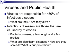 Viruses and Public Health