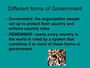File forms of government