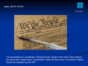What is a constitution? - presentation