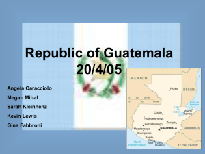 Republic of Guatemala - University of Dayton : Homepages