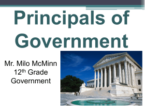 a government - Milo McMinn