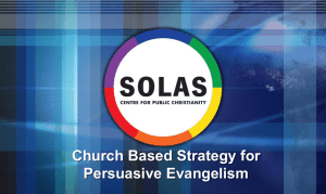 Church Based Persuasive Evangelism
