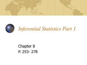 Inferential statistics