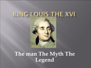 King Louis The XVI