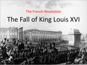 The Fall of King Louis XVI