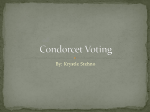 Condorcet Voting