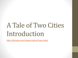 A Tale of Two Cities Introduction