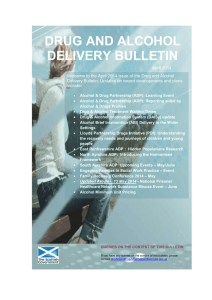 drug and alcohol delivery bulletin