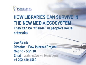 title of presentation - Pew Internet & American Life Project