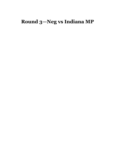 Round 3—Neg vs Indiana MP - openCaselist 2013-2014