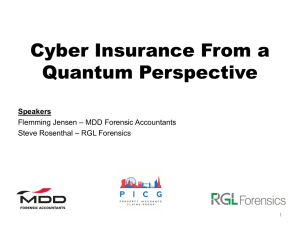 Cyber Insurance From a Quantum Perspective